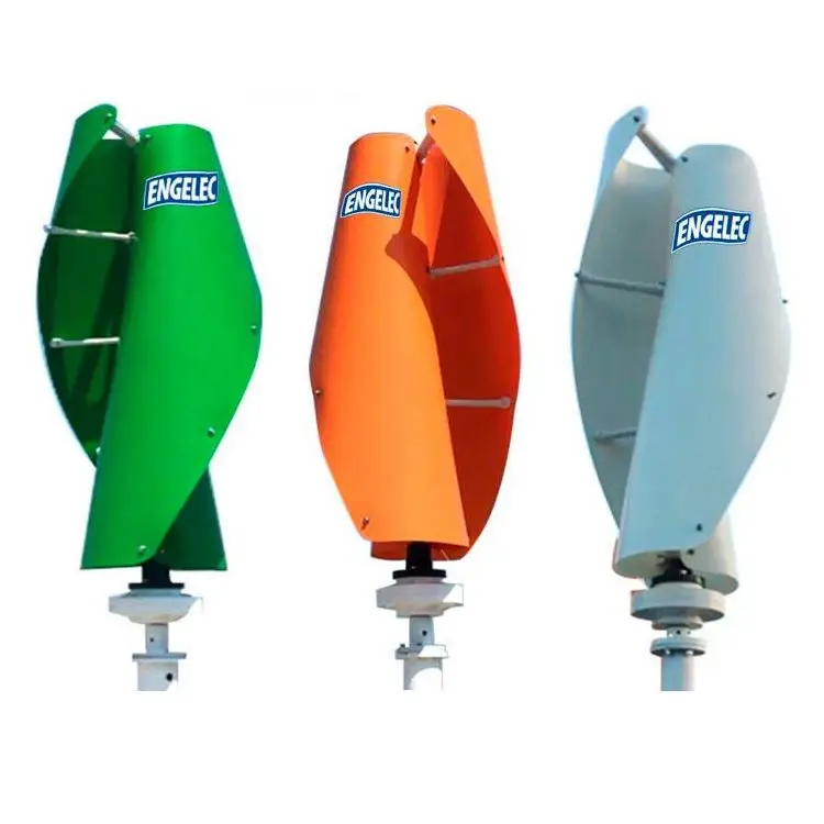 Новый тип спиральной формы, ветряная турбина, гибкие лезвия, ветровая турбина 5 кВт