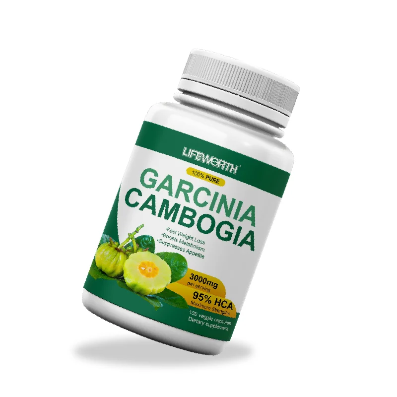 Lifeworth Garcinia Cambogia Flat Tummy Tablet Herbal slim pills boost metabolism Fat Burn capsules for weight loss