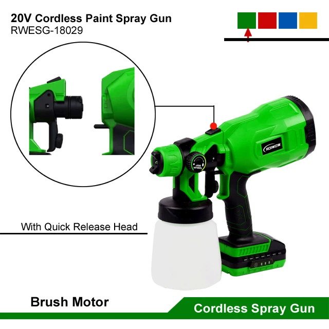 Sale 20V Lithium Battery Power Cordless Spray Painting Machine Small Rechargeable Paint Spray Guns Electric Spray Paint Machine