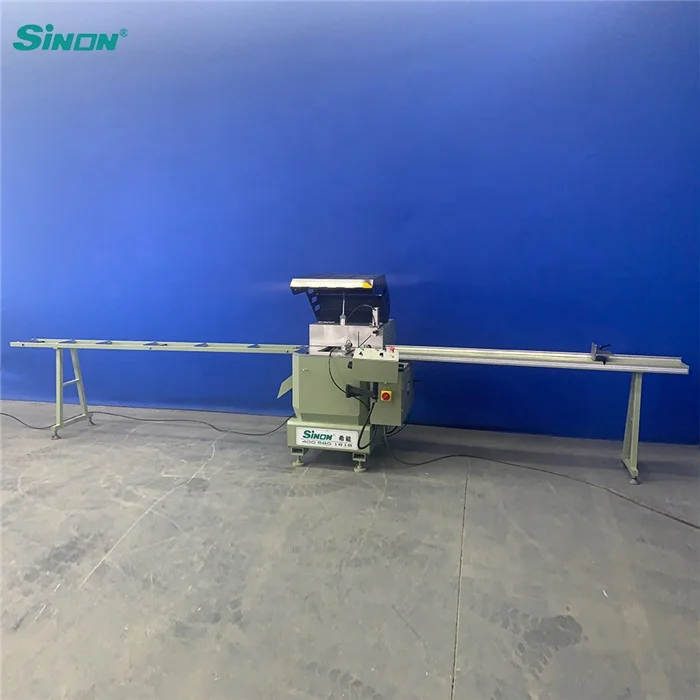 automatic nice window aluminum sawing machinery 45/90 with stable table