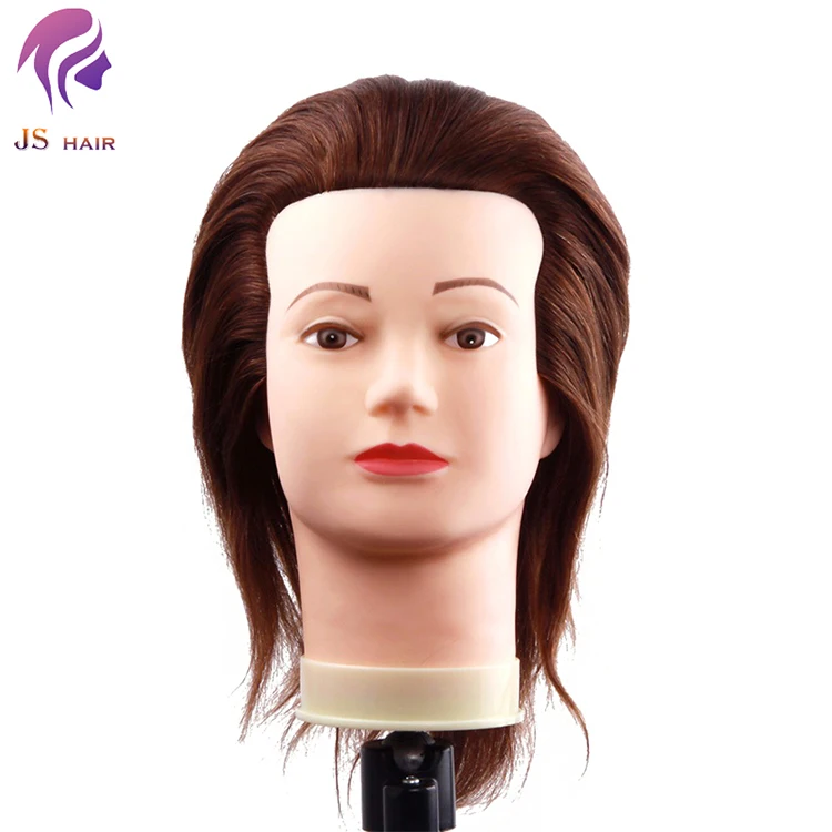 Wholesale Male Hair Training Head with Natural Color, Hairdressing Practice Mannequin, Teaching Practice Hair Doll for Barber