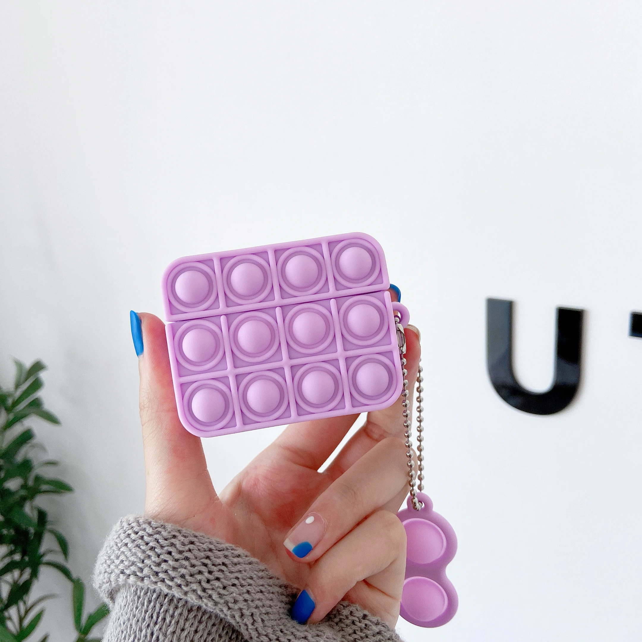 New Arrivals 3D Cute Fidget Toys Protective Cover For Airpods Pro Case Silicone Case For Airpod 3 Case