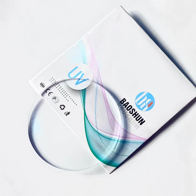 hot sale high quality Cheap Price 1.56 1.67 Single Vision  Eyeglasses Lenses Optical Lenses wholesale eyeglass lenses online