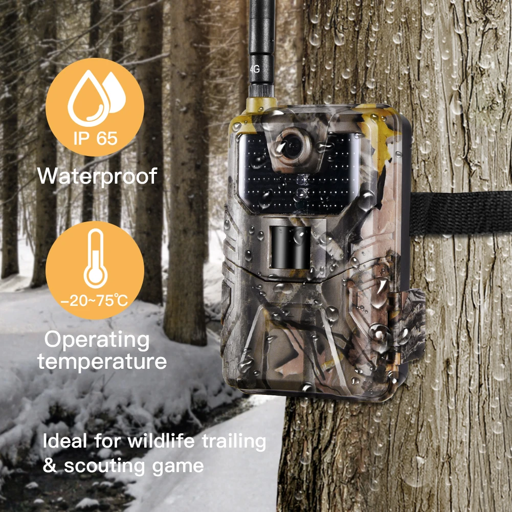 
Suntek New APP 4G LTE 1080P Wireless 4g Hunting Camera 4g Wildlife Trail Camera HC-900LTE With Cloud 