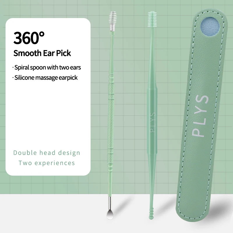 1/2/4PCS Ear Cleaner Wax Pickers Earpick Wax Remover Stainless Steel Piercing Kit Earwax Cleaning Kit Care Ear Clean Toolear