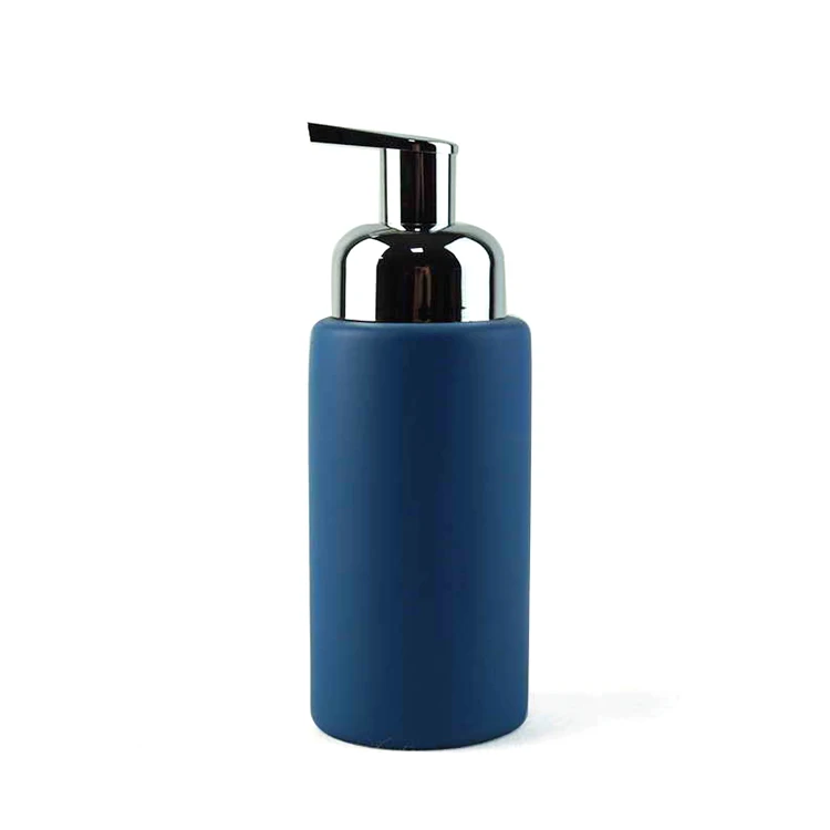 Wholesale luxury bathroom accessories porcelain washing bottle