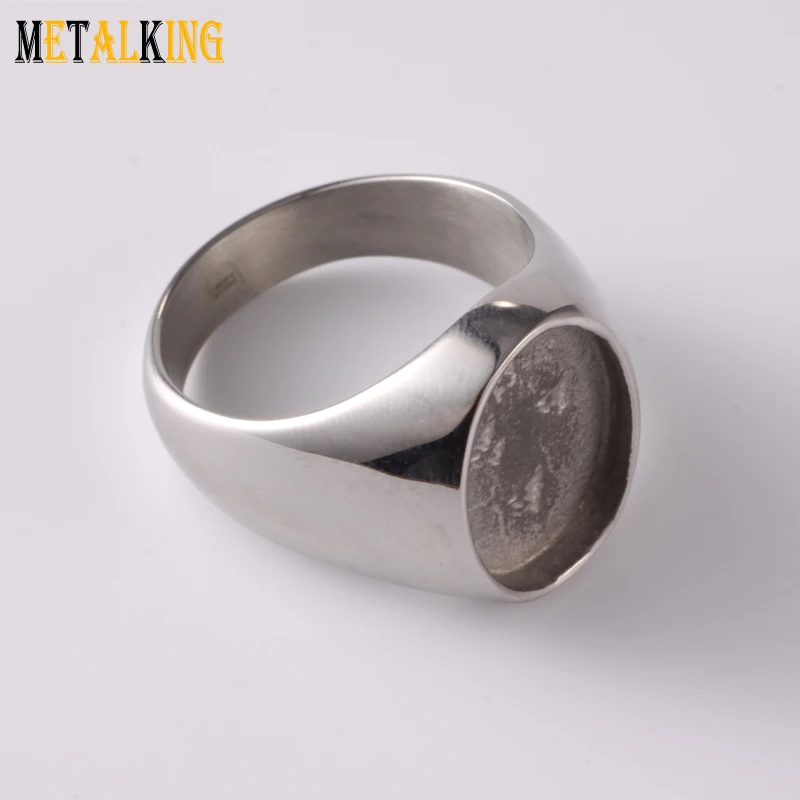Silver Stainless Steel Blank Ring, Stainless Steel Ring Cores,Accept Customization