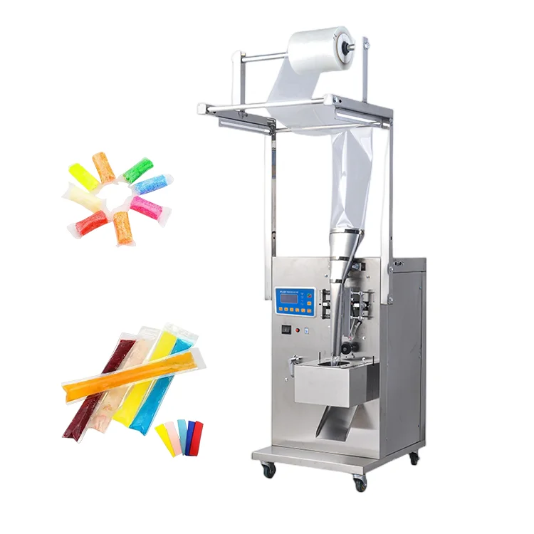 freeze pop ice lolly bar popsicle stick cream packing machine