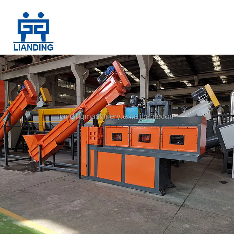 Plastic pp pe film recycling squeezing dryer and pelletizing machine squeezing granulator granulating machine