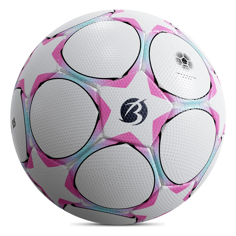 2024 BY Star Popular Premium Quality  Waterproof Size 5 PU Customized Thermal Bonded Soccer Ball