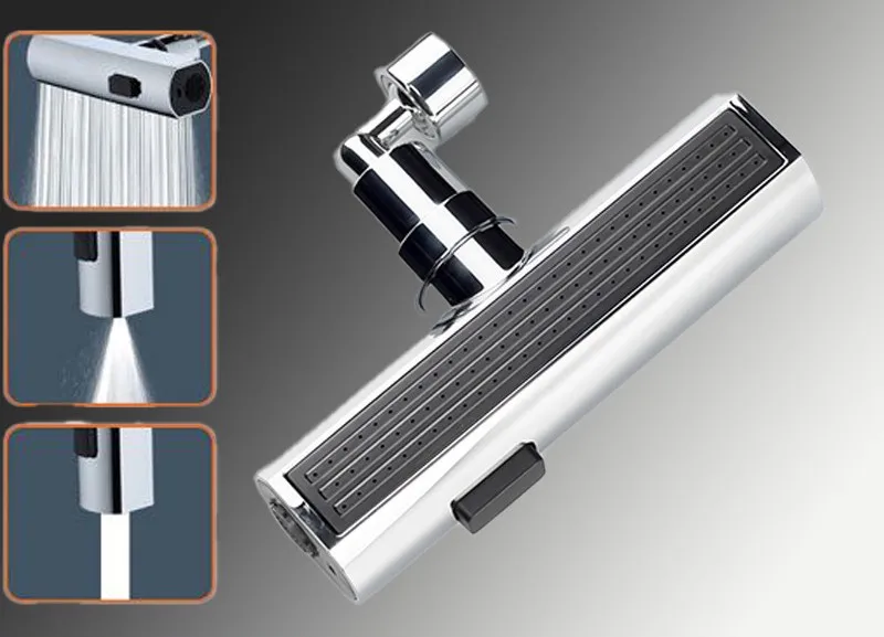 Kitchen faucet splash proof aerator flying rain waterfall water outlet water nozzle waterfall faucet mouth faucet extender