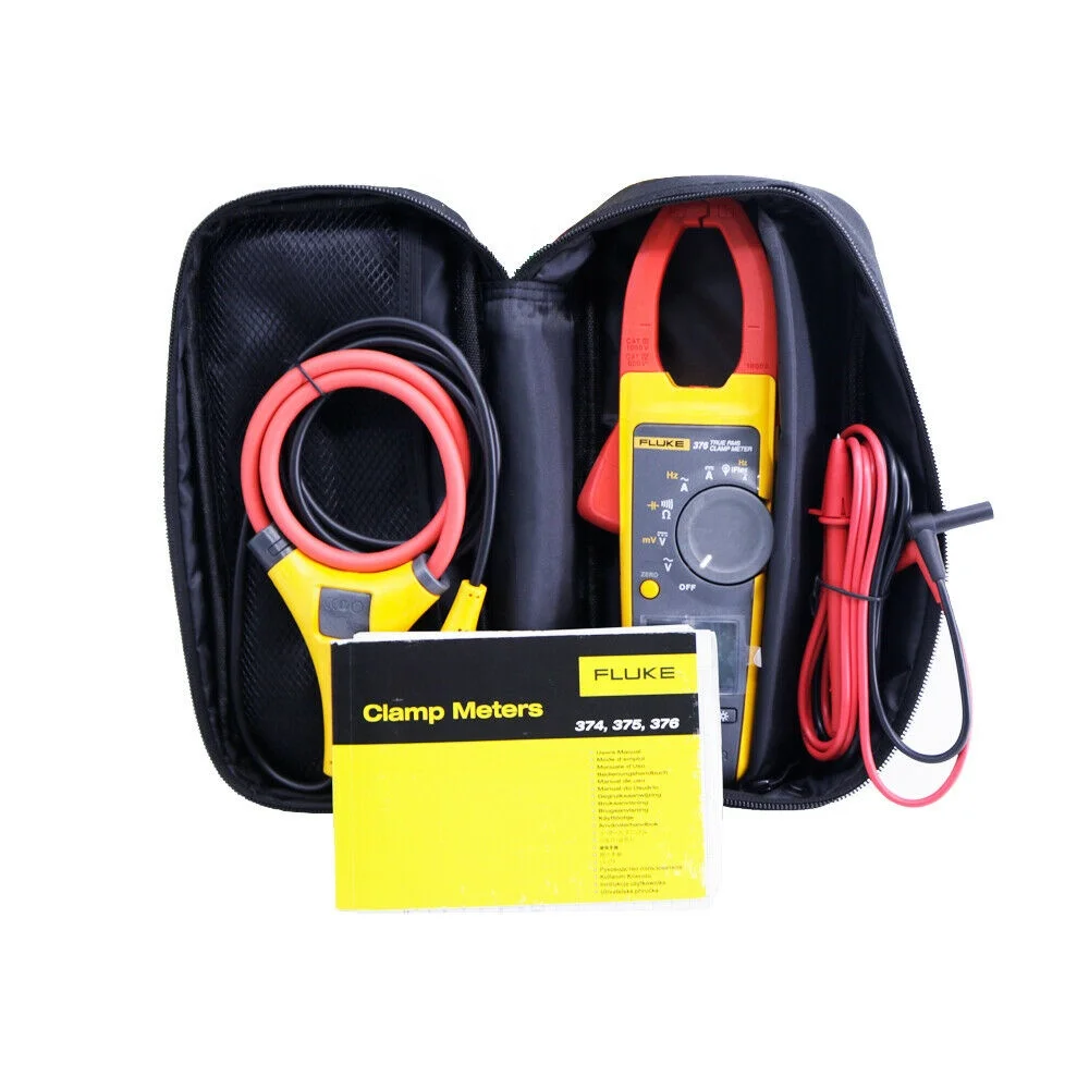 Two Year Warranty  Fluke 376 True RMS Clamp Meter i2500-18 iFlex Flex Cable F376