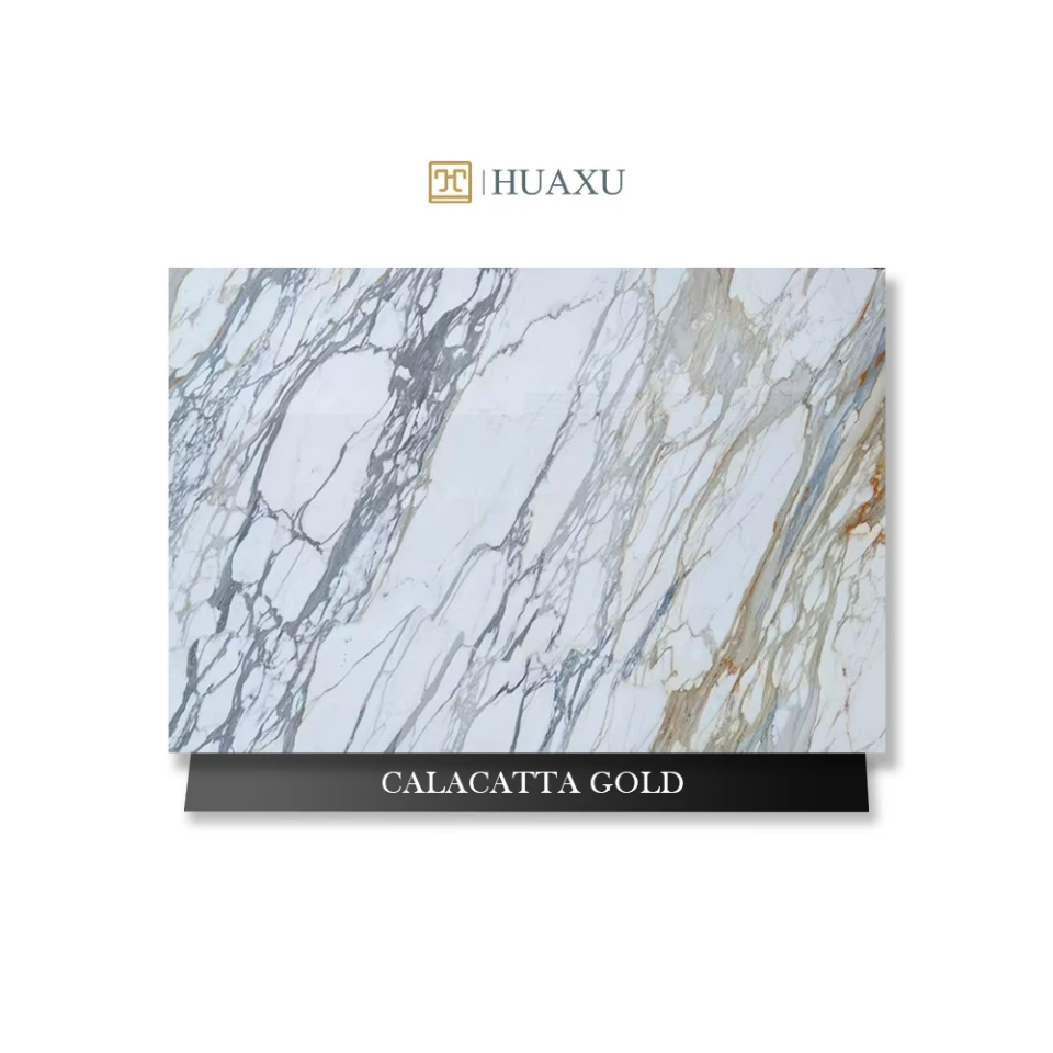 Хит продаж белая мраморная плитка Calacatta Золотая плита итальянская вагли Золотой Мрамор