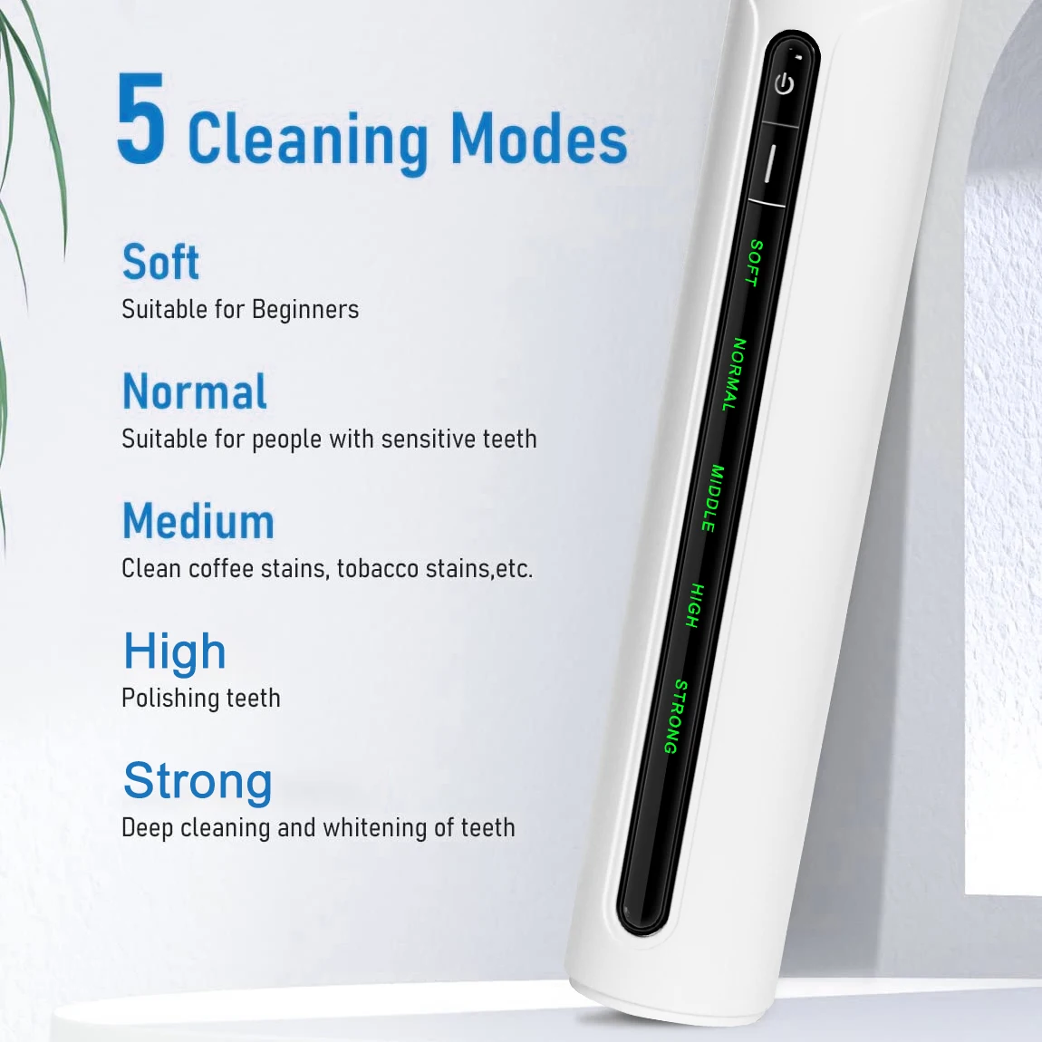 Custom Logo OEM Premium teeth whitening kit  Cleaning Multifunctional Electric Tooth Polisher Dental