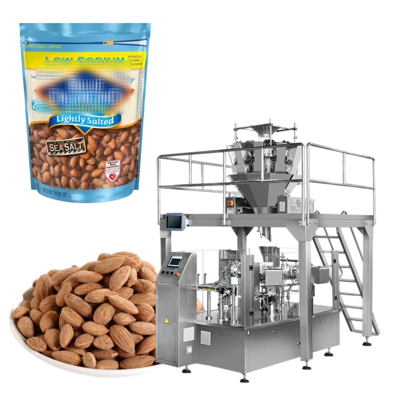 Automatic cashew kernels stand pouch bag packing machine