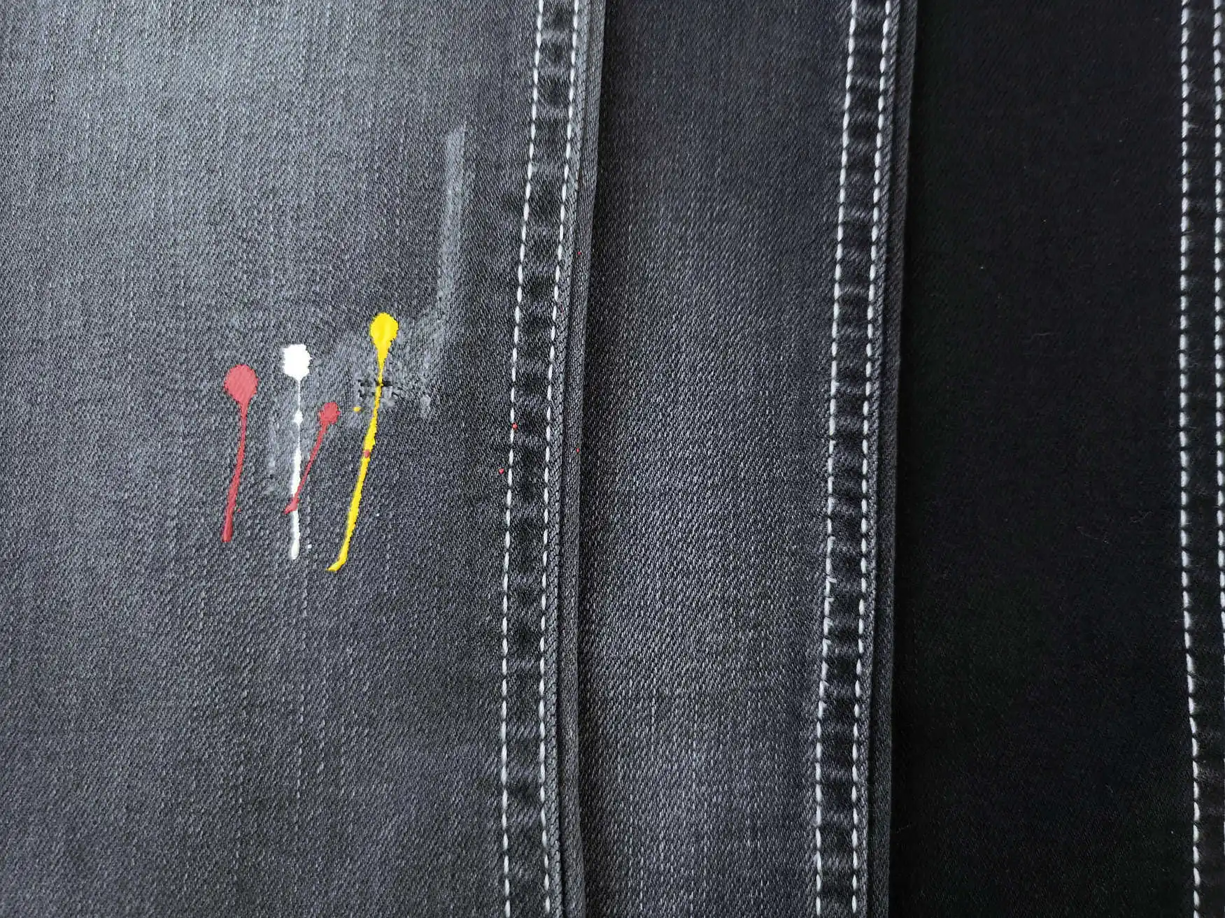 F8232 Hot sale super stretch cotton lycra denim fabric for lady women jeans