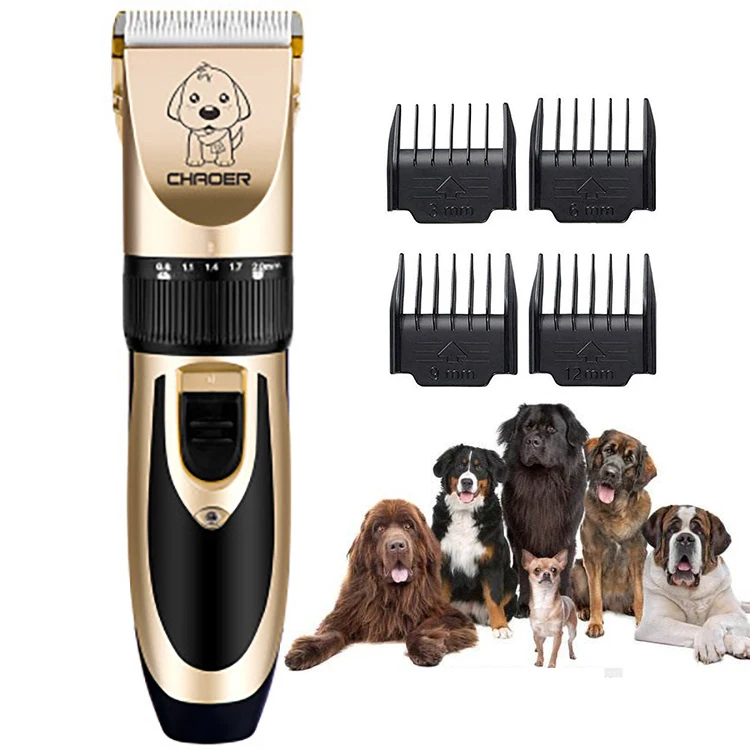 
Wholesale Rechargeable Grooming Adjustable Animal Electric Pet Clipper Cat And Dog Hair Trimmer 
