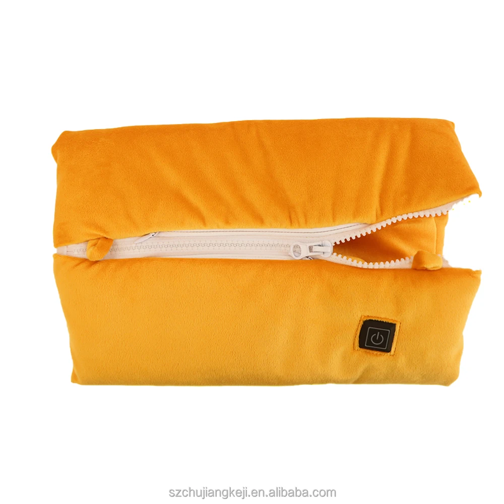 USB electric hand pouch heated hand warmer and seat pad