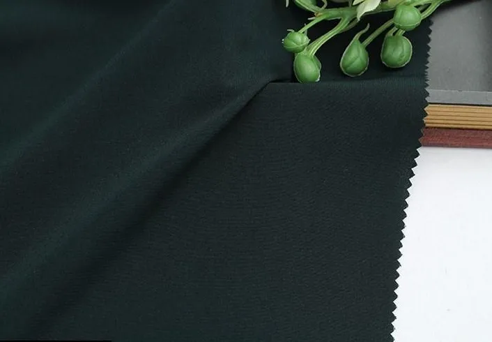 120g Polyester  Nida Fabric With Jima 50d+50d Woven Korean Black Arabian Black Robe Fabric For Abaya Cloth