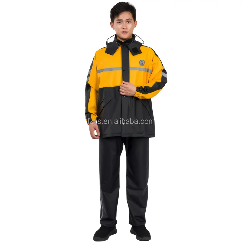 Men Raincoat Waterproof Hooded Rain Jacket for Outdoor Sports Running Cycling Biking Windproof PVC Rain coat for Adult