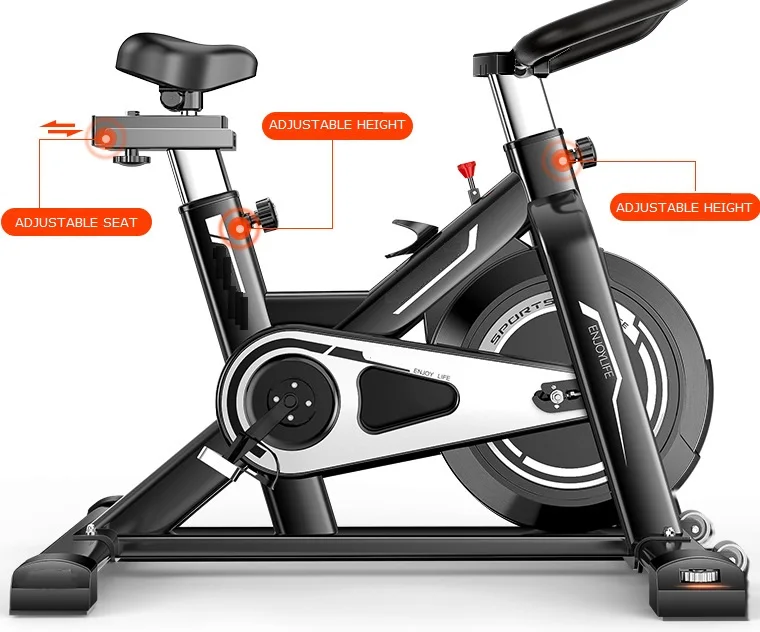 ultra-quiet indoor cardio gym equipment weight loss pedal exercise bicycle spinning bike