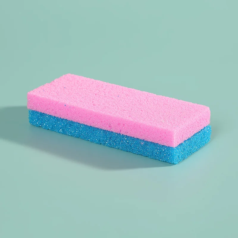 Wholesale Pedicure Tools Disposable Callus Remover Foot Scrubber 2 in 1 Coarse PU Medium Mix Pumice Stone for Feet