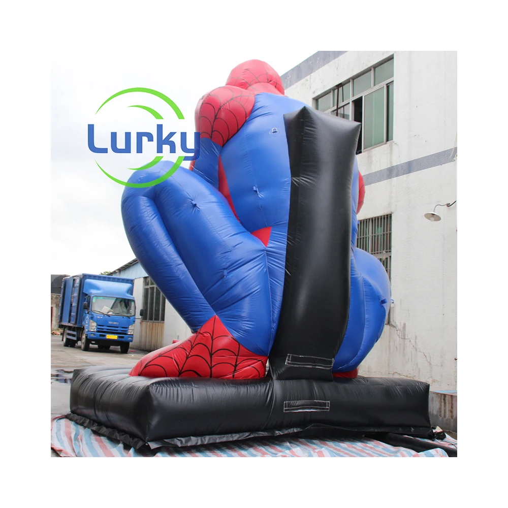 Commercial Grade Theme Spider Man Inflatables Toys Accessories, Inflatable Doll That Advertising Brand Promotion
