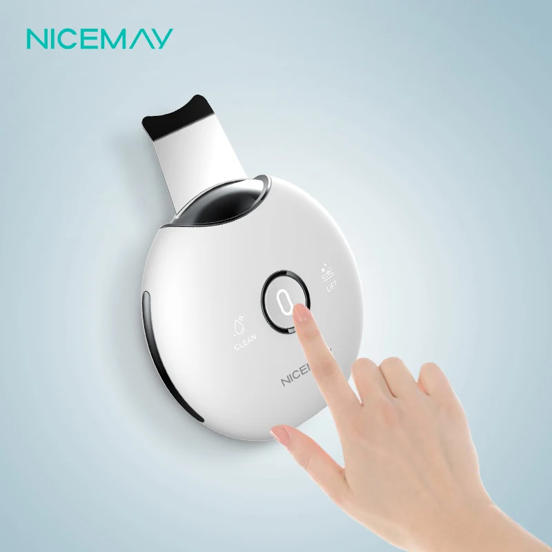 Portable EMS ultrasonic skin scrubber electronic skin care tools whole set online sale 1809