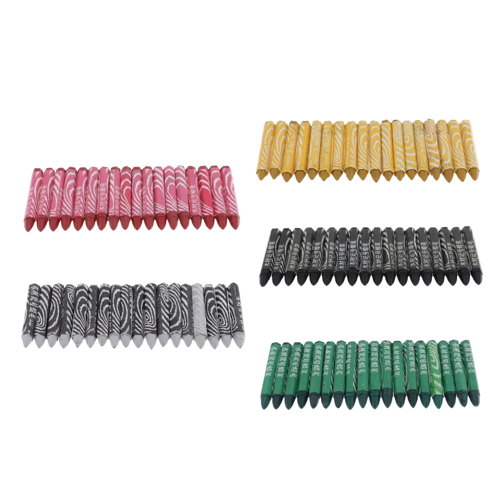 White Industrial Lumber Crayon Eco Marking Crayon for Ceramics Concrete Glass Plastic Tire