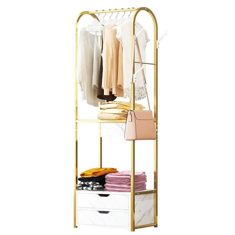 Hot Selling Latest Design Portable Adjustable Steel Garment Rolling Racks Heavy-Duty Clothes Rail for Durable Storage Use