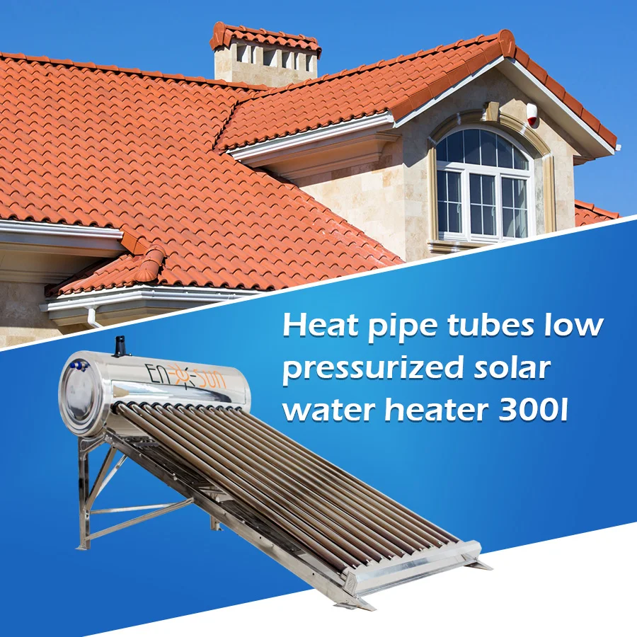 No Presurizado Alta Calidad 300L Solar Sistema De Agua Caliente De Agua Solar Calentadores De Agua