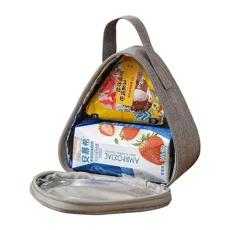Breakfast Insulated Thermal Bags Portable Triangle Picnic Food Container Lunch Bag Cooler Bag