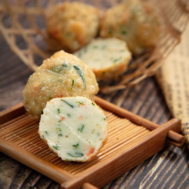 High quality OEM Frozen food vegetable seafood fish ball surimi food hotpot food