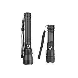 100000 Lumen Handheld Flash Light Rechargeable LED Water Resistant Camping Torches Adjustable Focus Zoom Tactical Flashlight