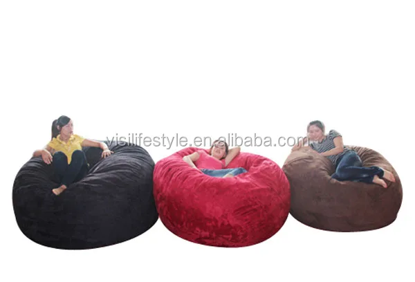 Замшевый чехол beanbag ленивый диван Прямая поставка Современный художественный домашний мешок