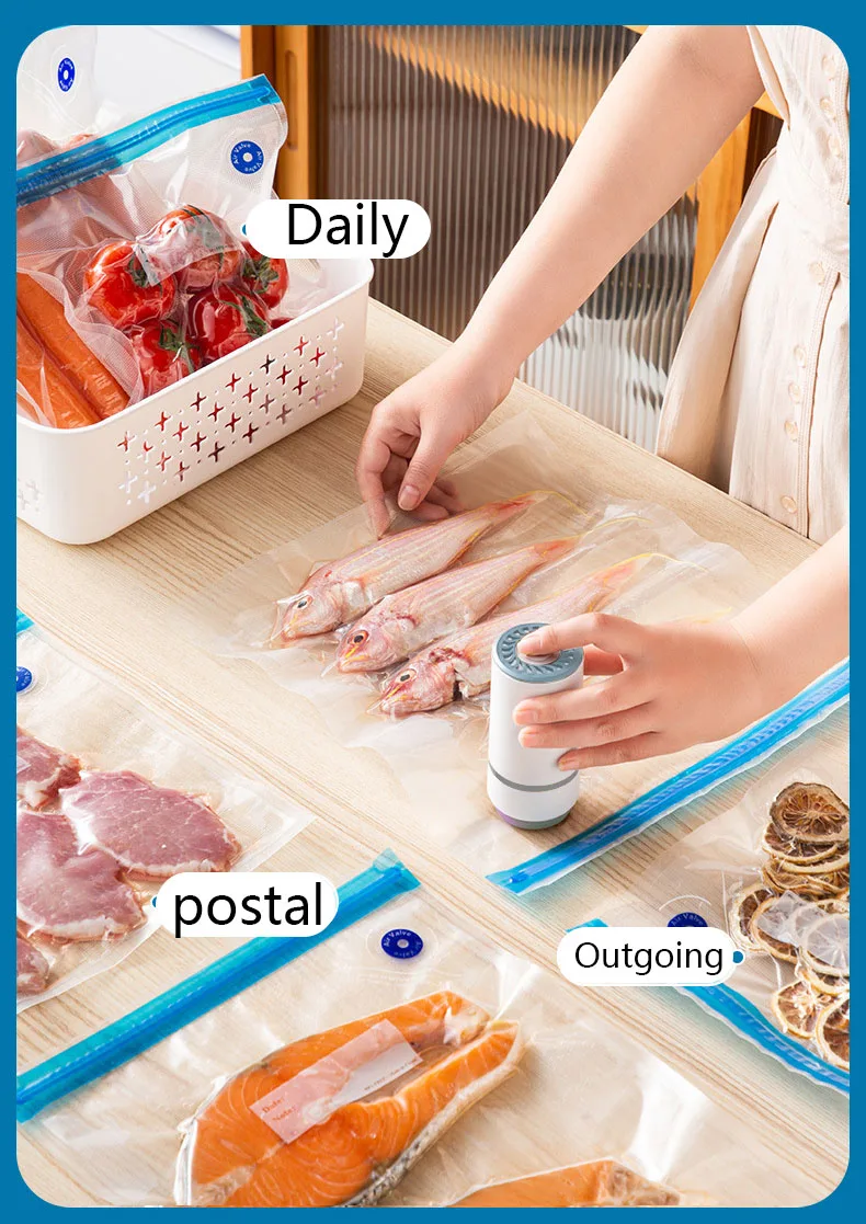 5pcs Vacuum Sealed Storage Bags Multi-Use Food Bedding Shoes Cleaning Storage Solution