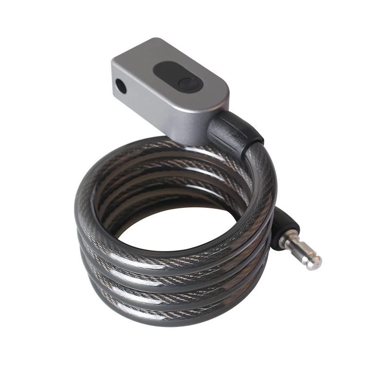 2022 Waterproof Fingerprint Chain Smart Cable Lock For Bicycle Motorcycle Bike Cycle Electric Scooter