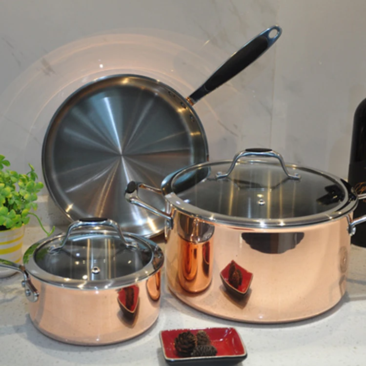 Good Quality Nonstick Stainless Steel 6 Piece Induction Cookware Set