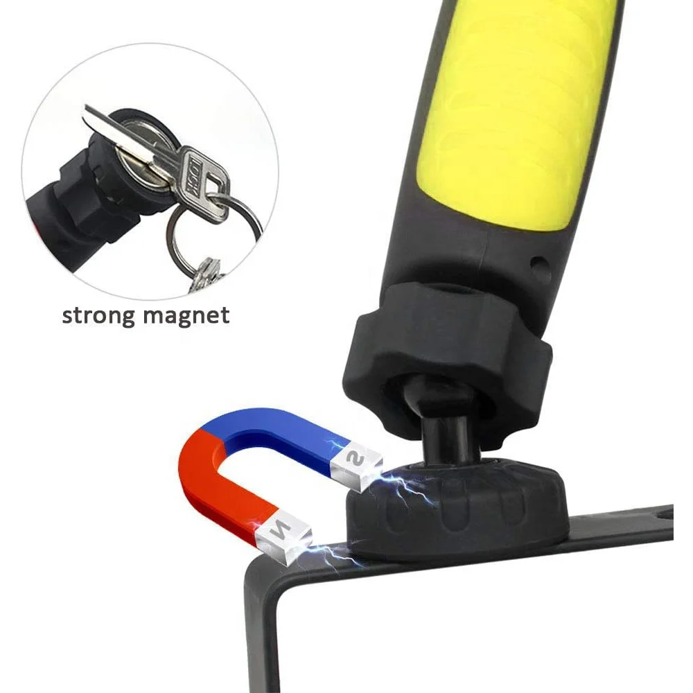 Wholesale Outdoor Waterproof Portable Multi functional USB Rechargeable COB LED Work Light
