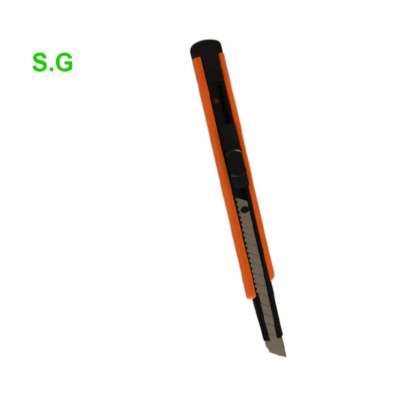 Stationery Knife Retractable Safety DIY small cutting using 9mm Snap Off Blade Utility Knife