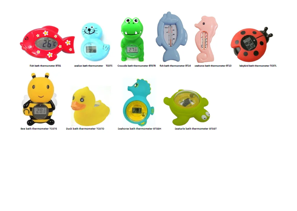 Hot Sell Funny Shape Waterproof Baby Bath Thermometers Baby Items