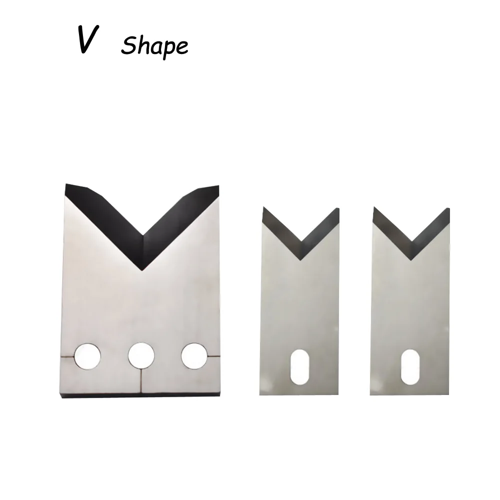 Various Custom Cutting Blades Cutting Machine Blades Knives Tungsten Carbide PCB Cutting V Blades