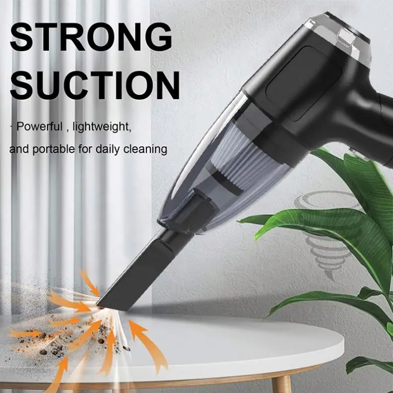 Cordless Car Vacuum Cleaner 3 in 1 Handheld Vacuum Cleaner, Electric Air Duster, Air Pump for Cleaning Car Office Home