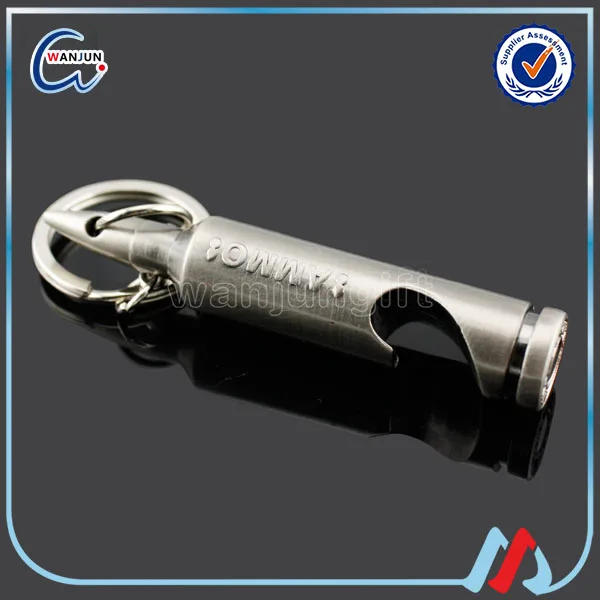 factory custom 50 caliber bullet shape keychain bottle opener