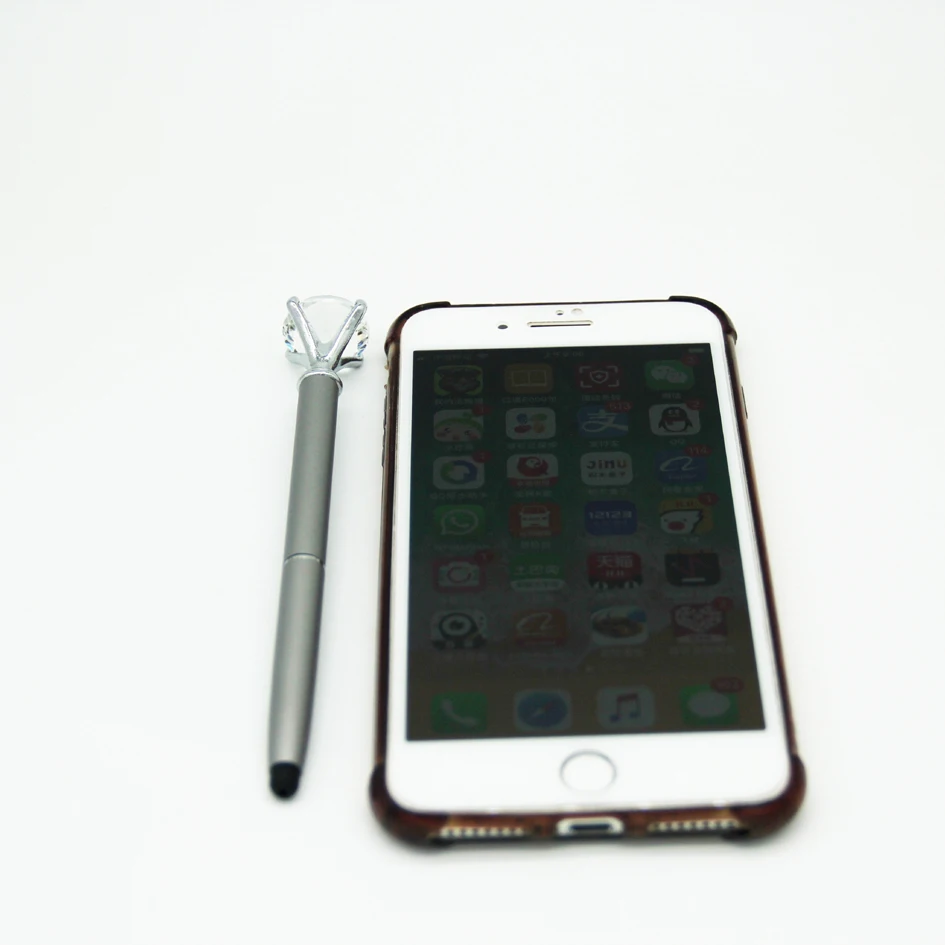 New Pencil High Sensitivity Universal Capacitive Stylus Fiber Tips 2 In 1 Stylus Pen For All Tablets And Cell Phones