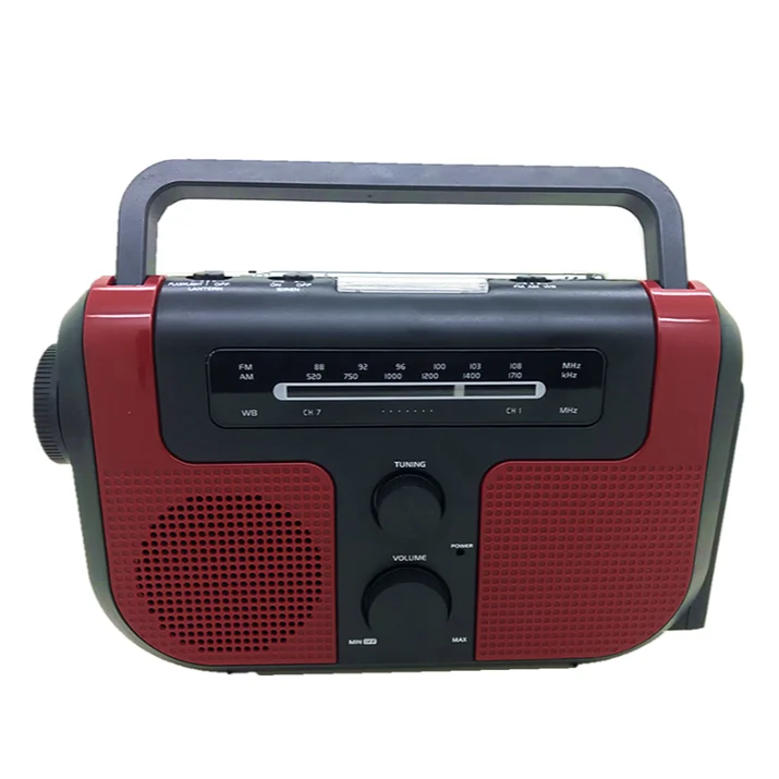 Многофункциональные светодиодные фонарики аварийный FM/AM/WB портативный солнечный ручной радиоприемник