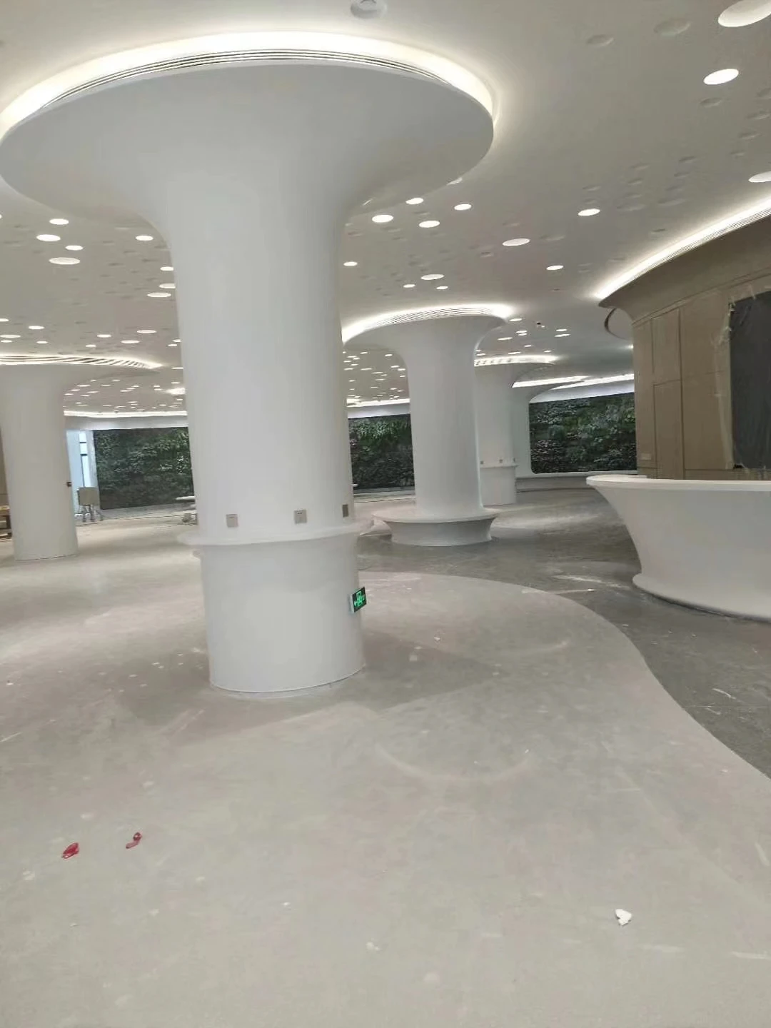 Square column cylindrical concrete mold Concrete column GRG/GRC  house decoration hollow column