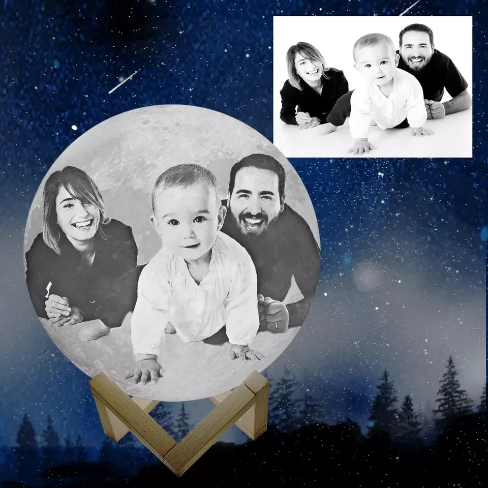 3D Printer LED PCB Board Lamp Sources Remote Control USB Smart Night Light for 3D Printer Moon Lamp