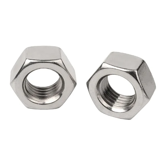 DIN934 Нержавеющая сталь A2 A4 SS304 SS316 Шестигранная гайка M16 M28 M30 M12 M26 M40
