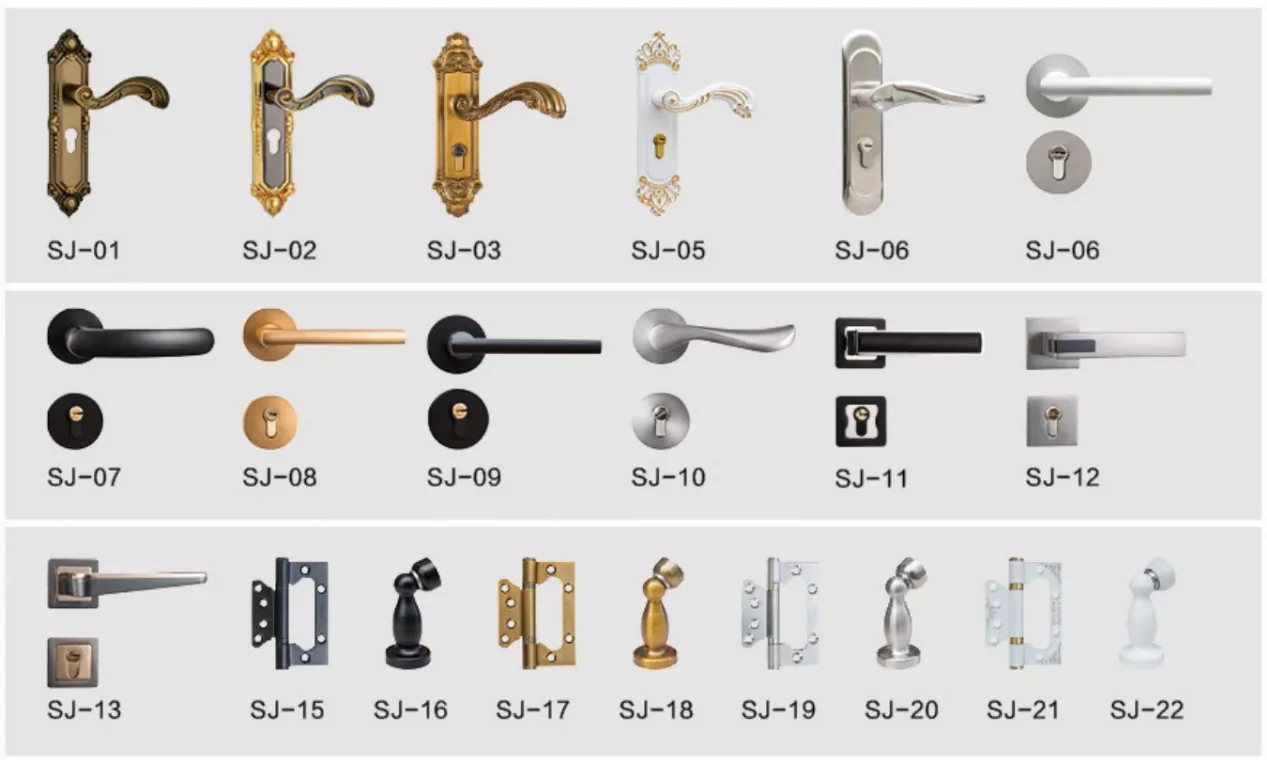 Modern flush design frameless interior wooden door hidden door 